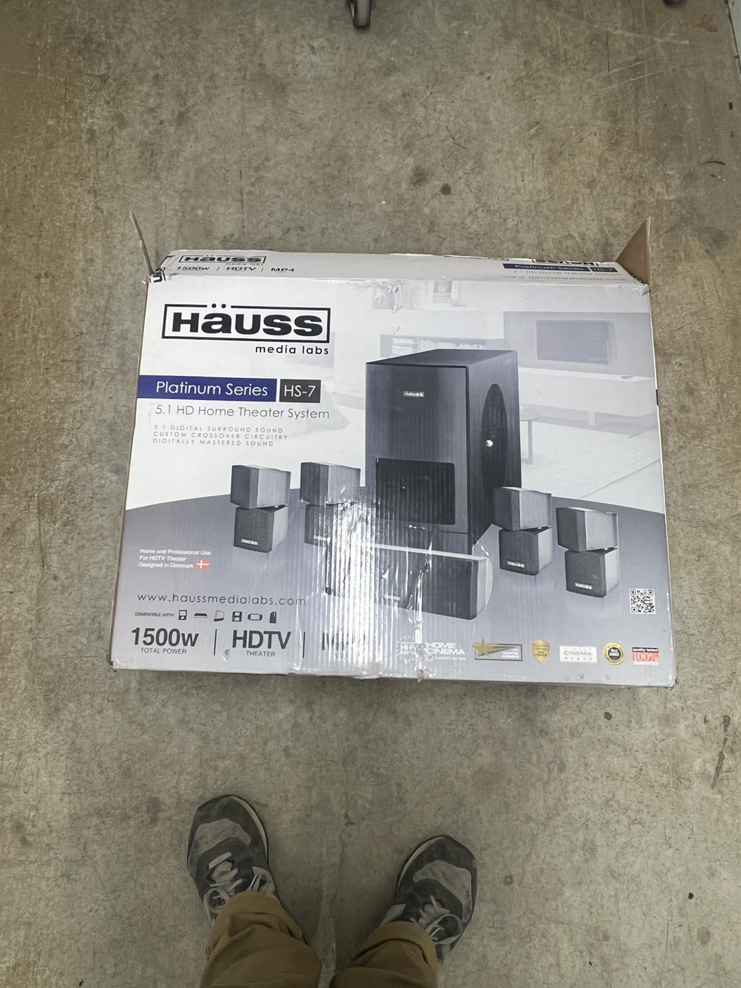 HAÜSS Platinum Series HS-7 5.1 HD Home Theater System