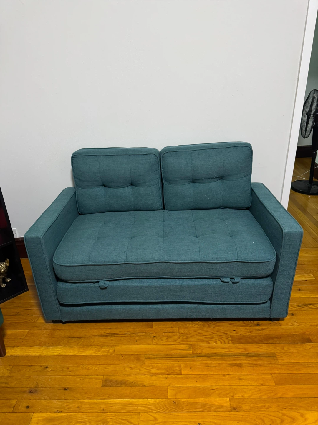 Teal Loveseat Sofa Bed