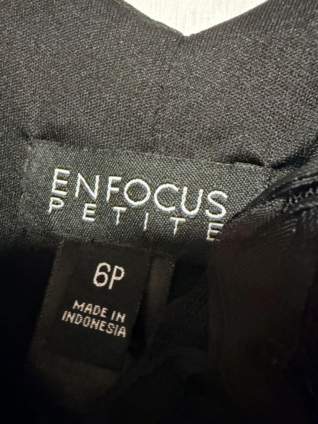ENFOCUS PETITE Black Embellished Dress Size 6P - photo 3