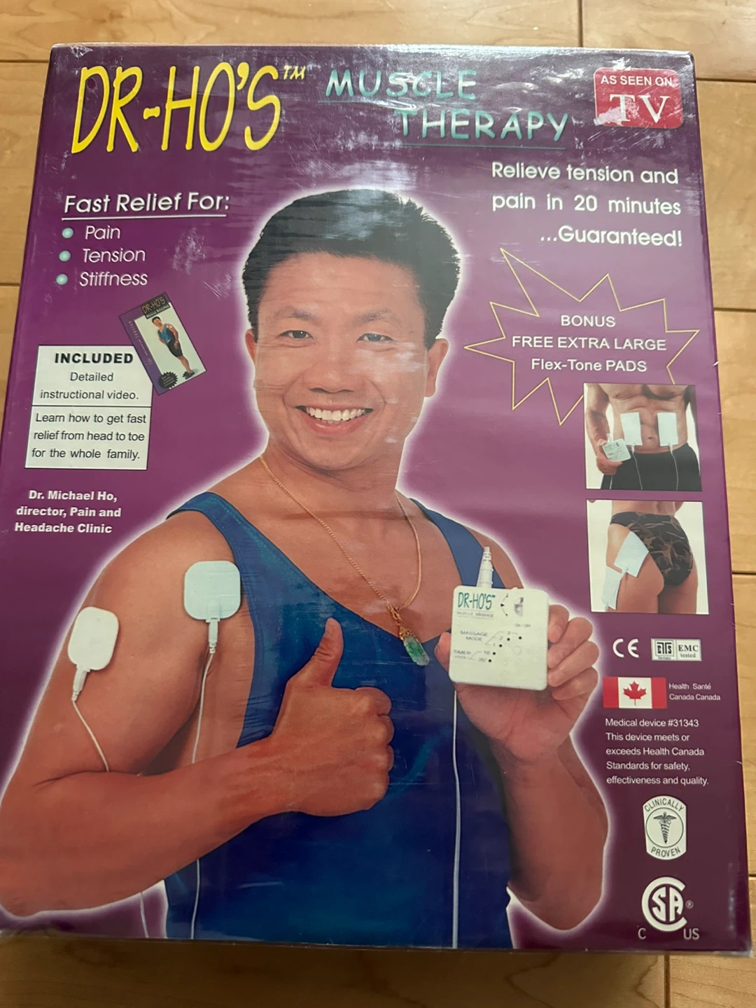 Dr. Ho's Muscle Therapy Device. New in sealed box