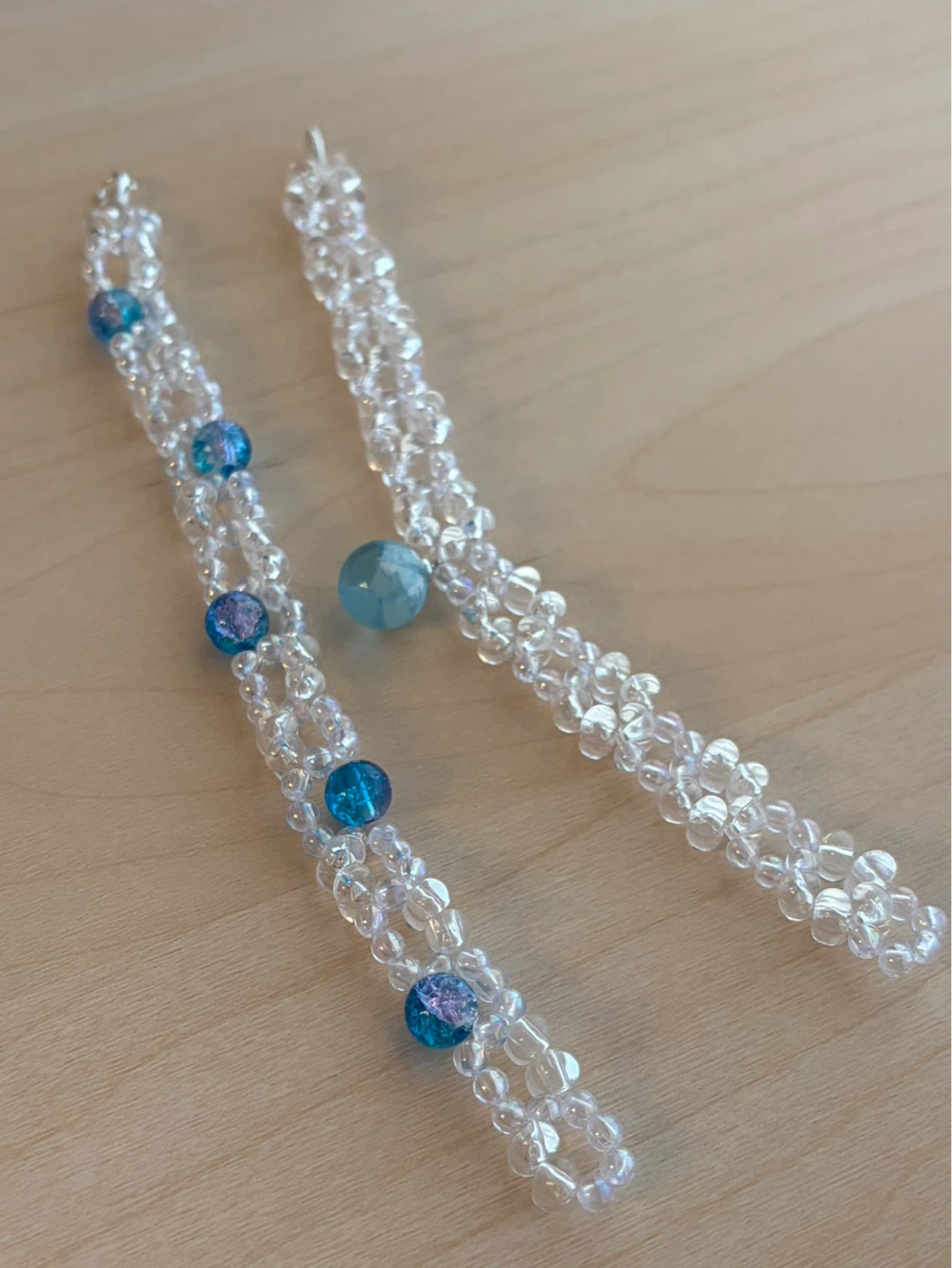 Clear Beaded Bracelet - photo 2