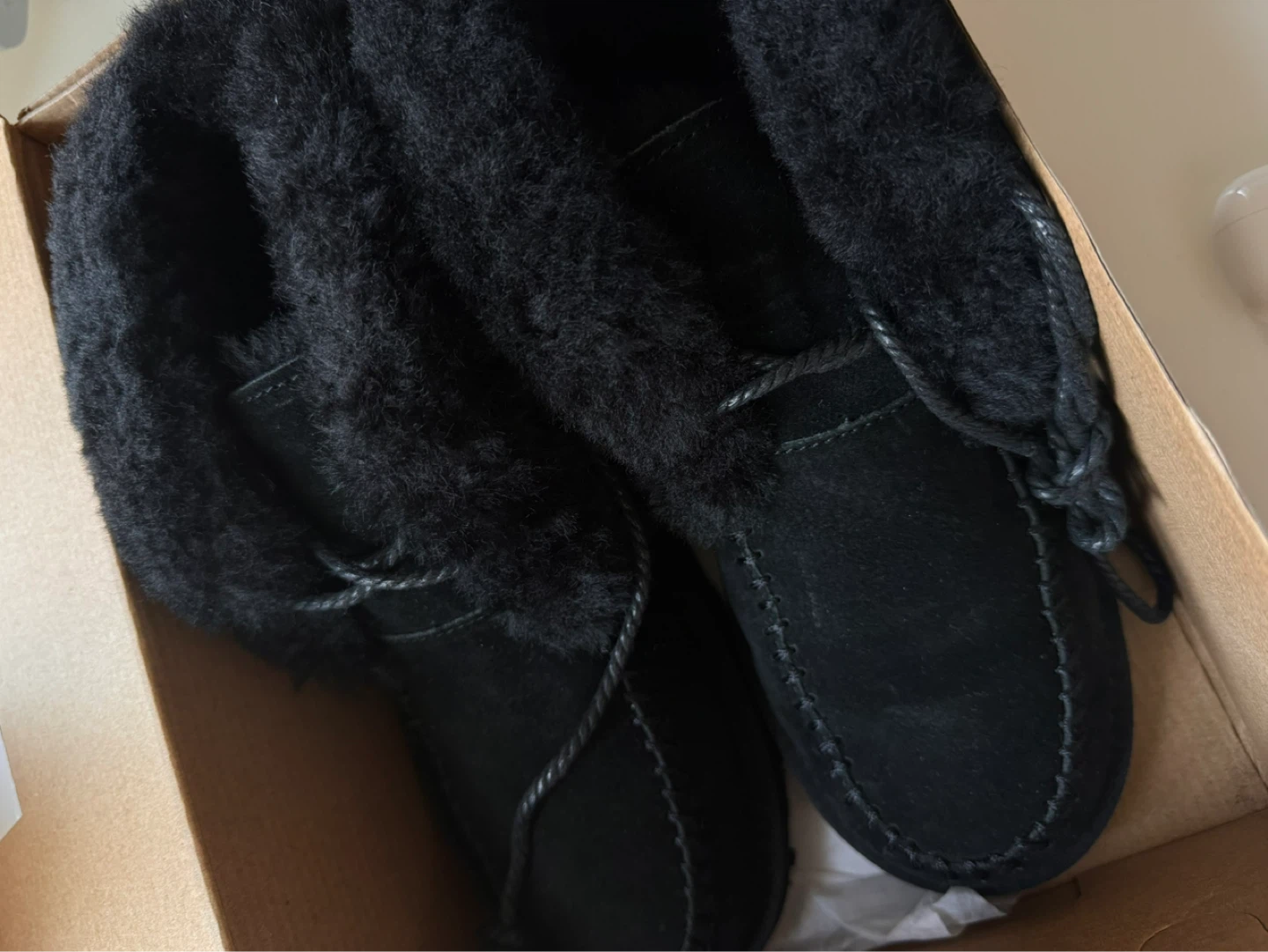 Lamo Black Sheepskin Boots