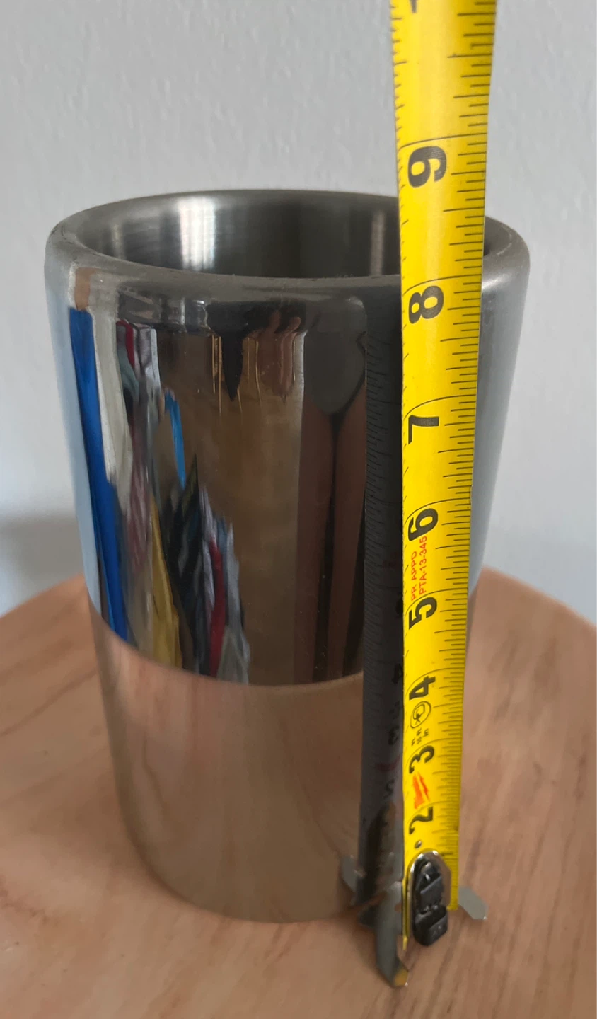Stainless Steel Tumbler Ice Bucket or Utensil Holder - photo 4