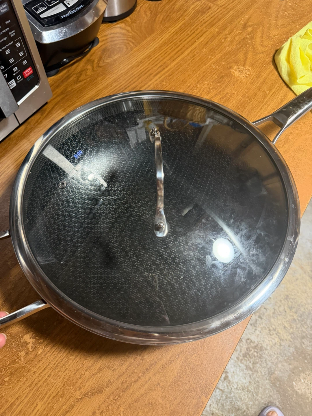 All-Clad D3 Stainless Steel Fry Pan with Lid