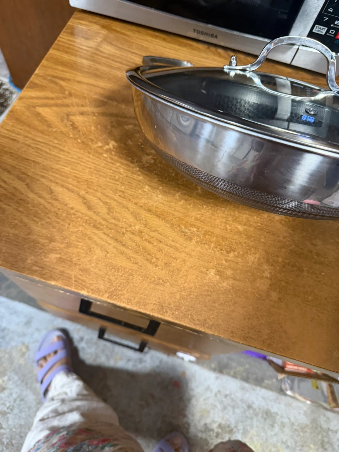 All-Clad D3 Stainless Steel Fry Pan with Lid - photo 3