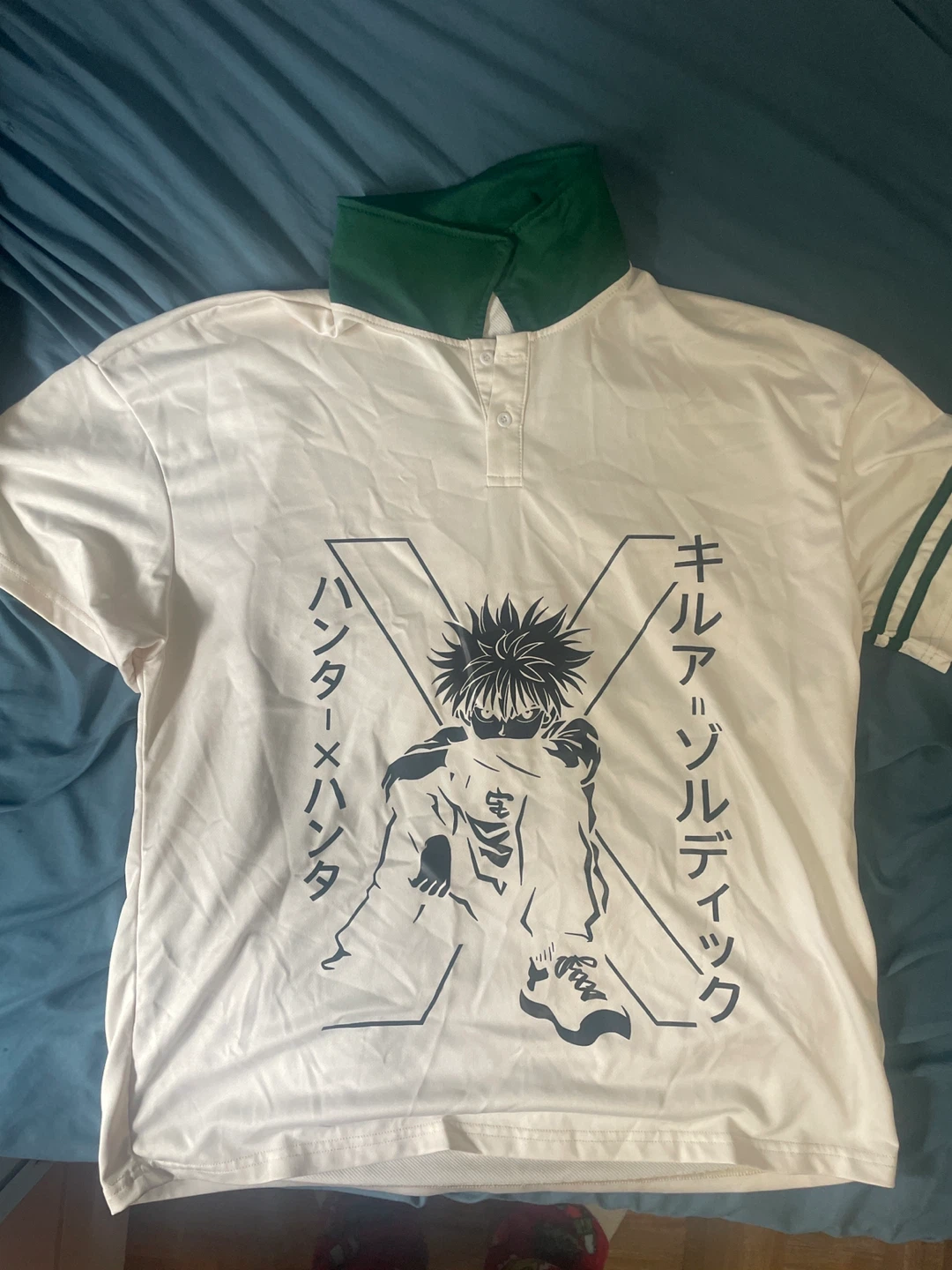 White Hunter x Hunter Rugby Polo Shirt