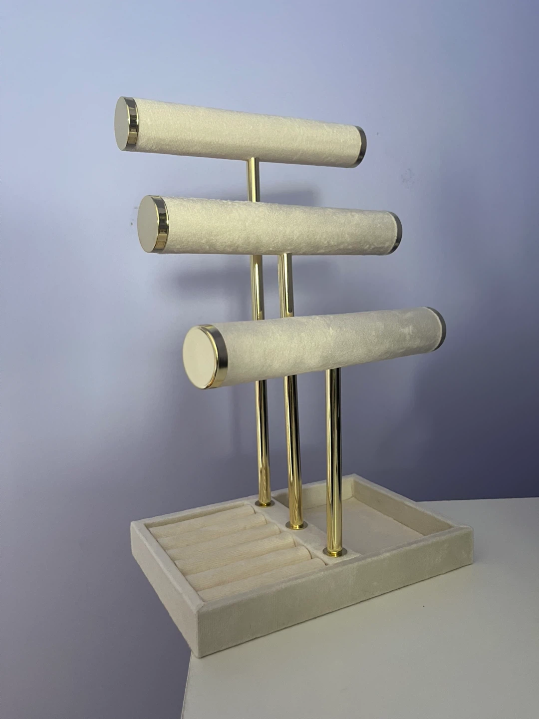 3-Tier Jewellery Stand with Ring Tray