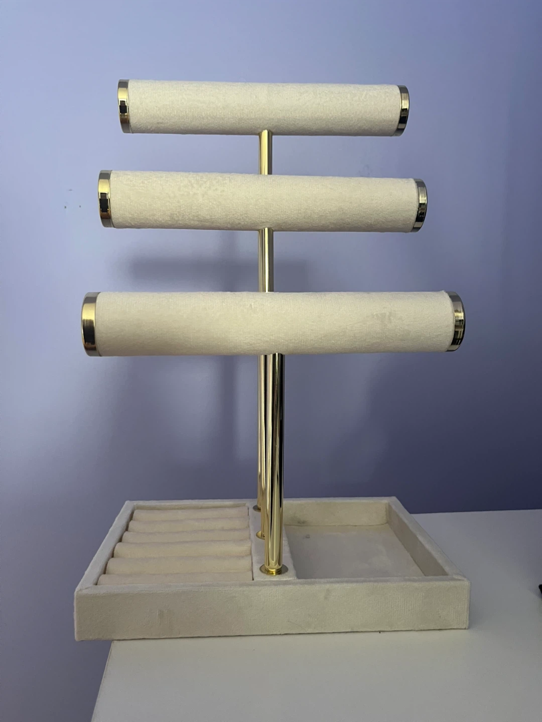 3-Tier Jewellery Stand with Ring Tray - photo 2