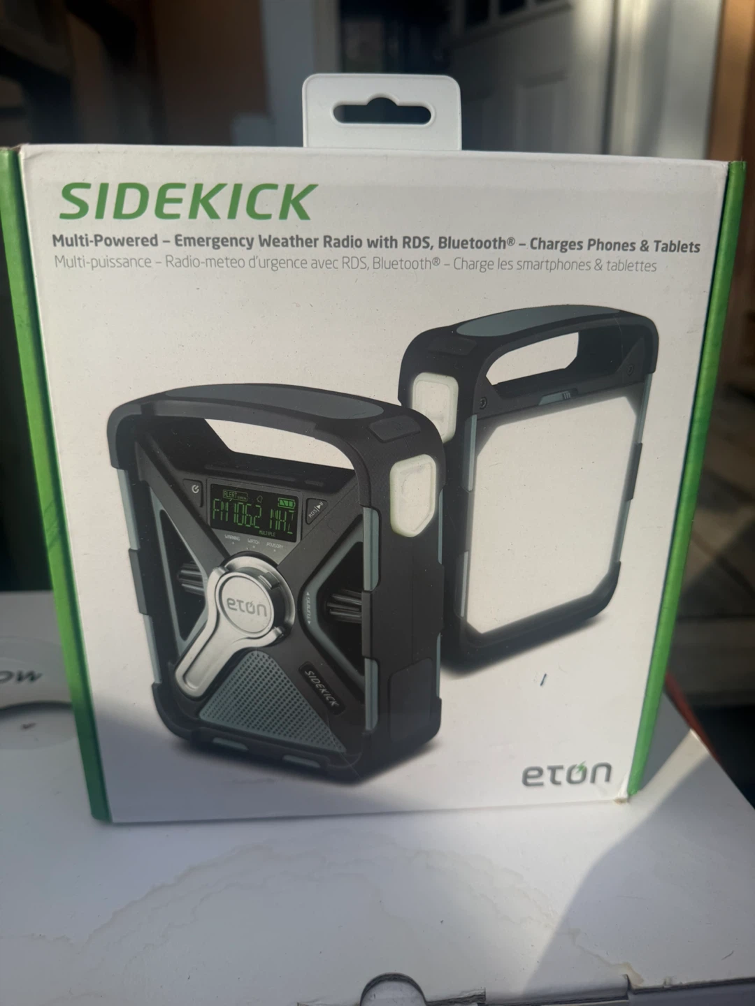Eton Sidekick Emergency Weather Radio with Bluetooth