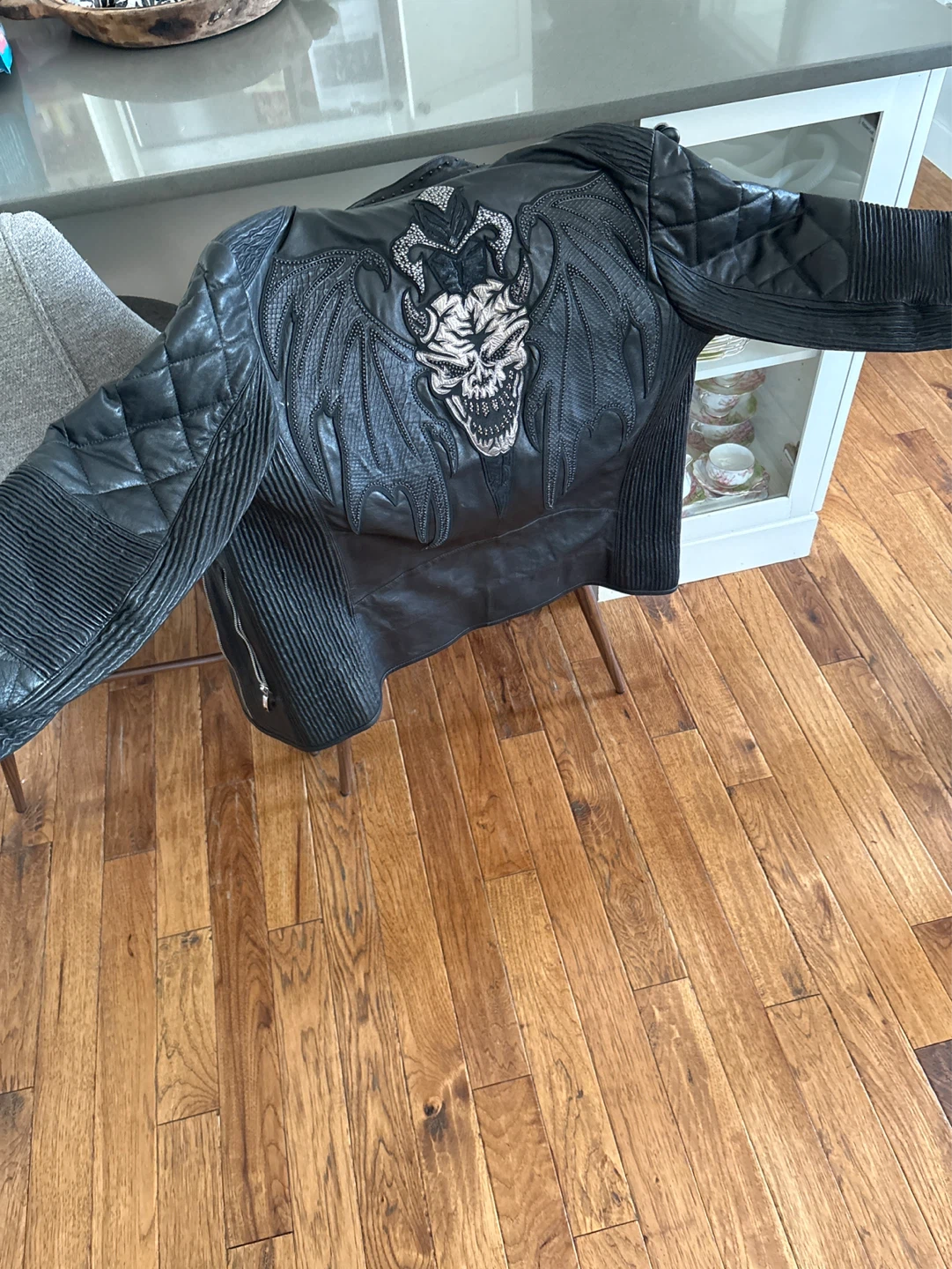 EB International Leather Motorcycle Jacket - photo 2