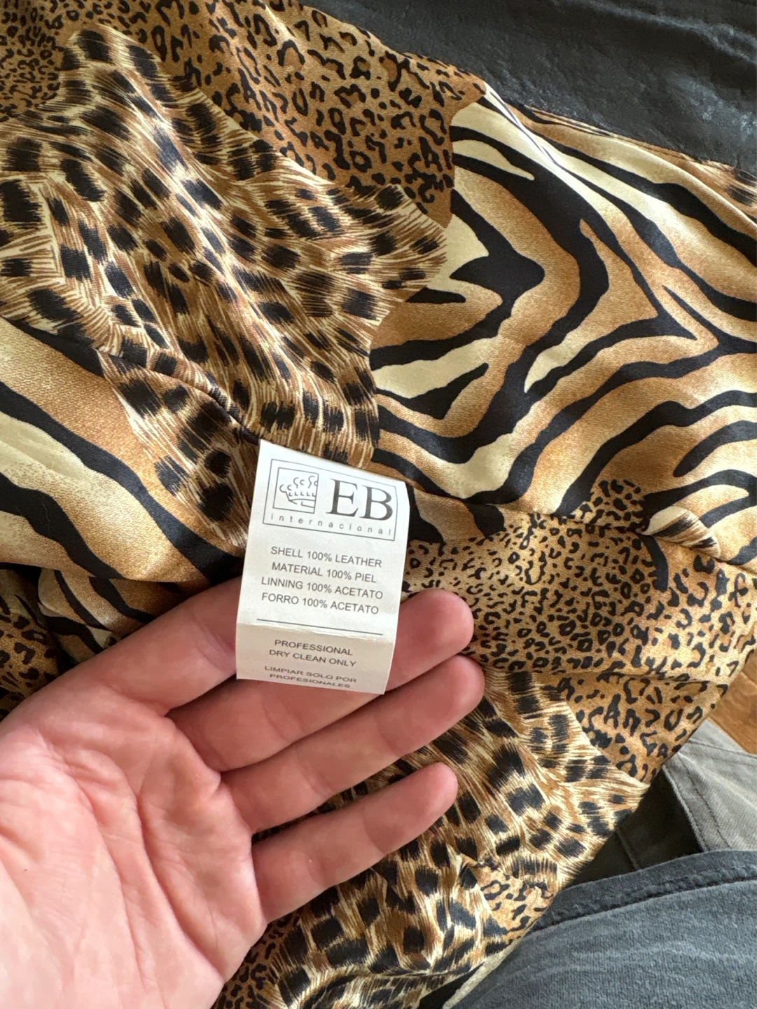 EB International Leather Motorcycle Jacket - photo 3