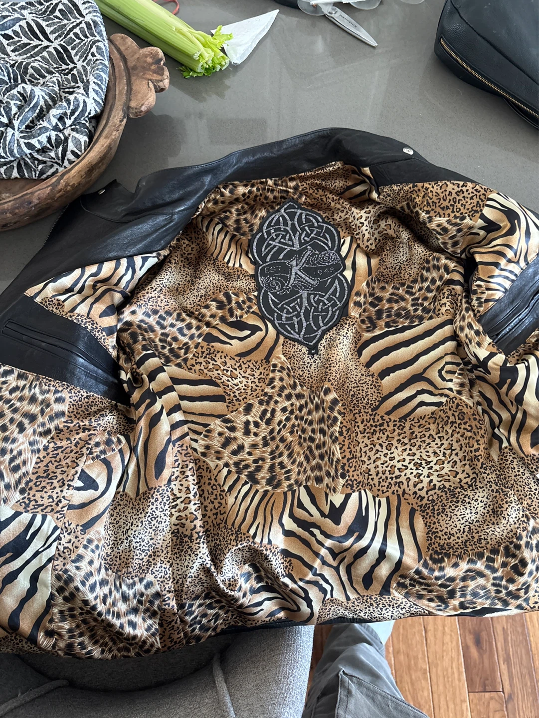 EB International Leather Motorcycle Jacket - photo 4