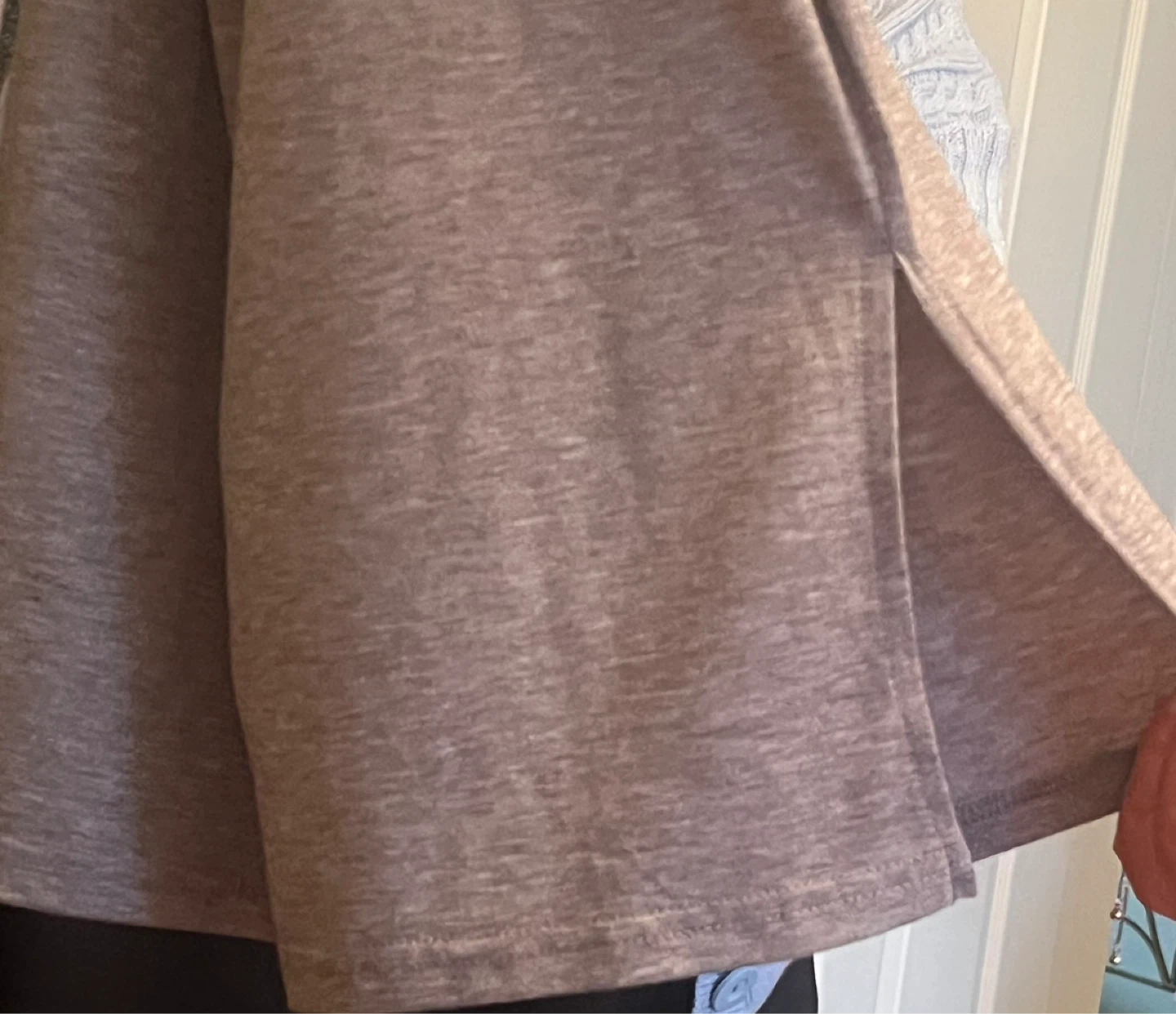 Two Jersey Lounge Pencil Skirts- Navy & Light Grey - photo 4