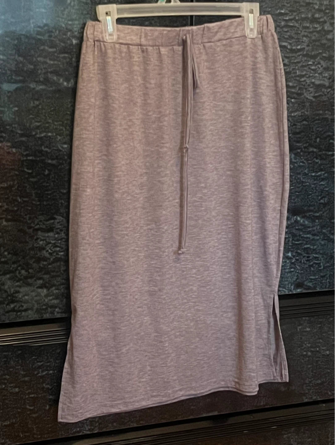 Two Jersey Lounge Pencil Skirts- Navy & Light Grey - photo 3