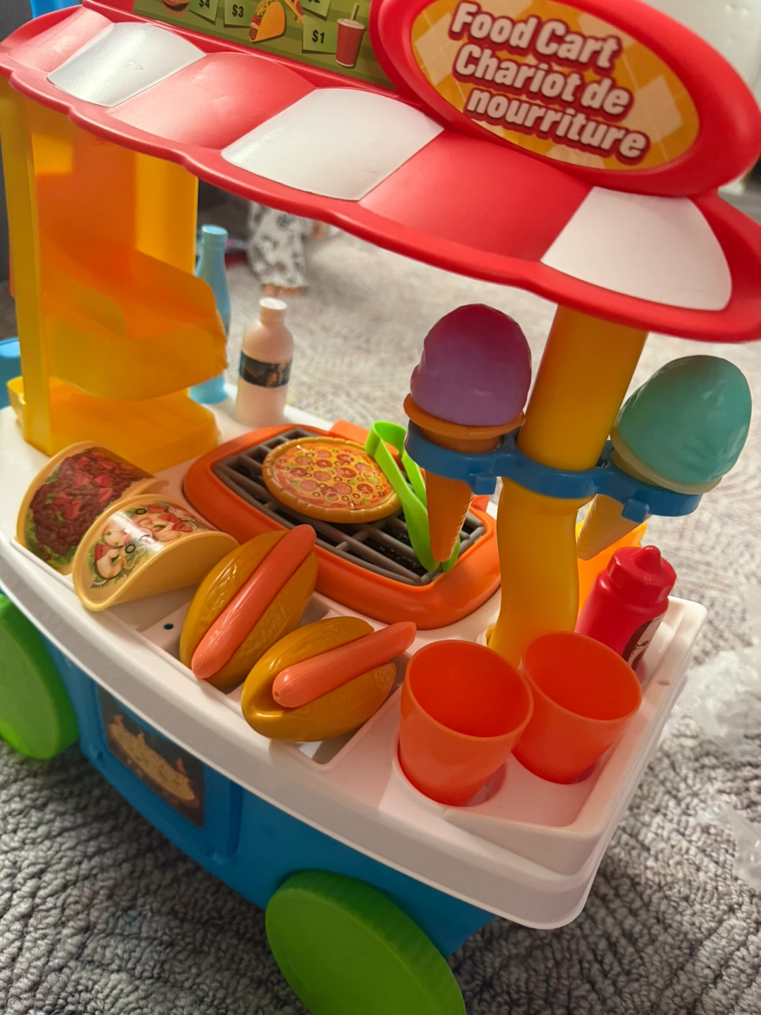 Kids Food Cart Playset