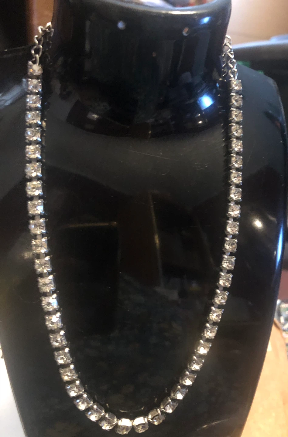 Rhinestone Tennis Necklace - photo 2