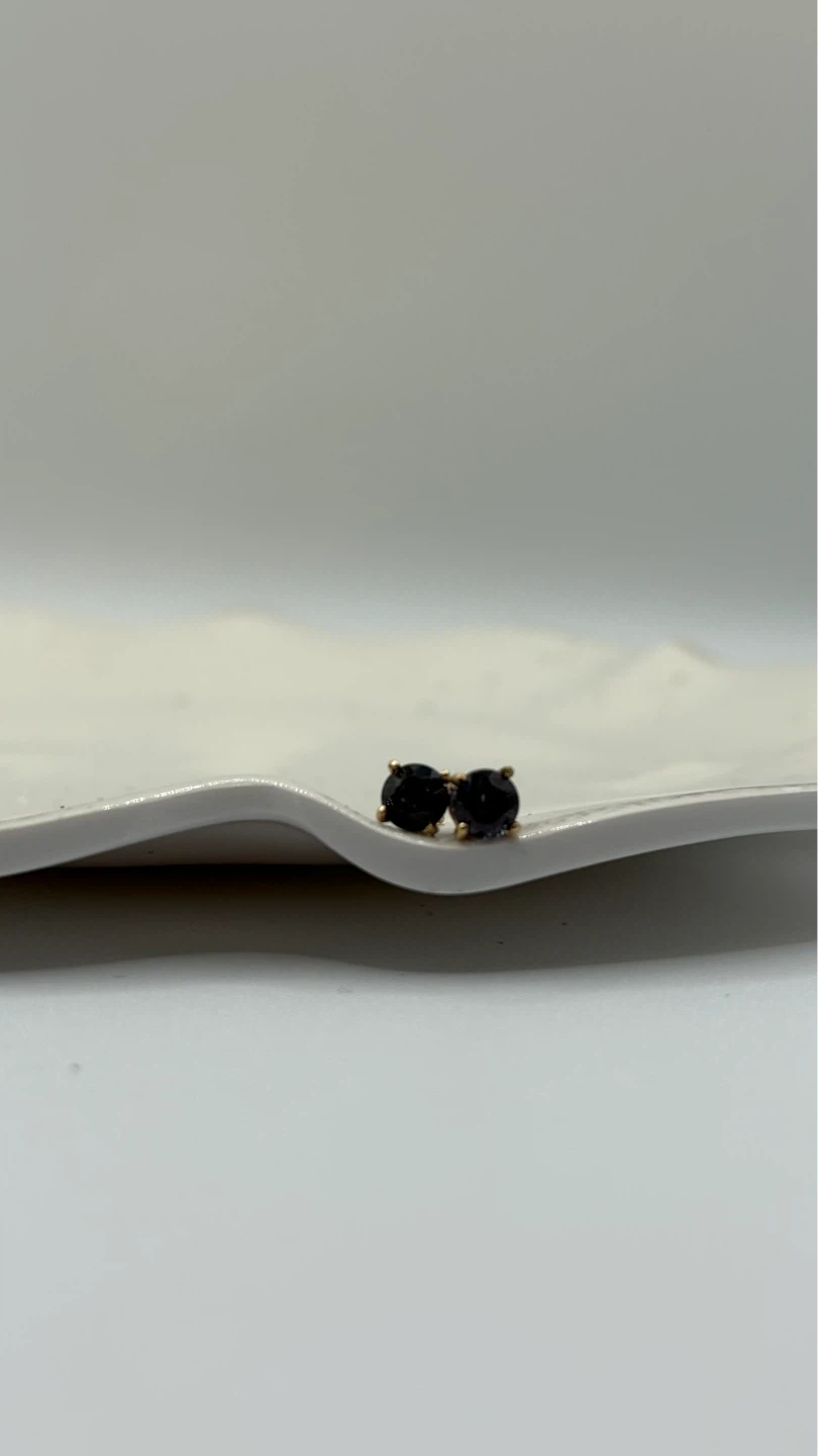 Stud Earrings with alexandrite Gemstones - photo 5
