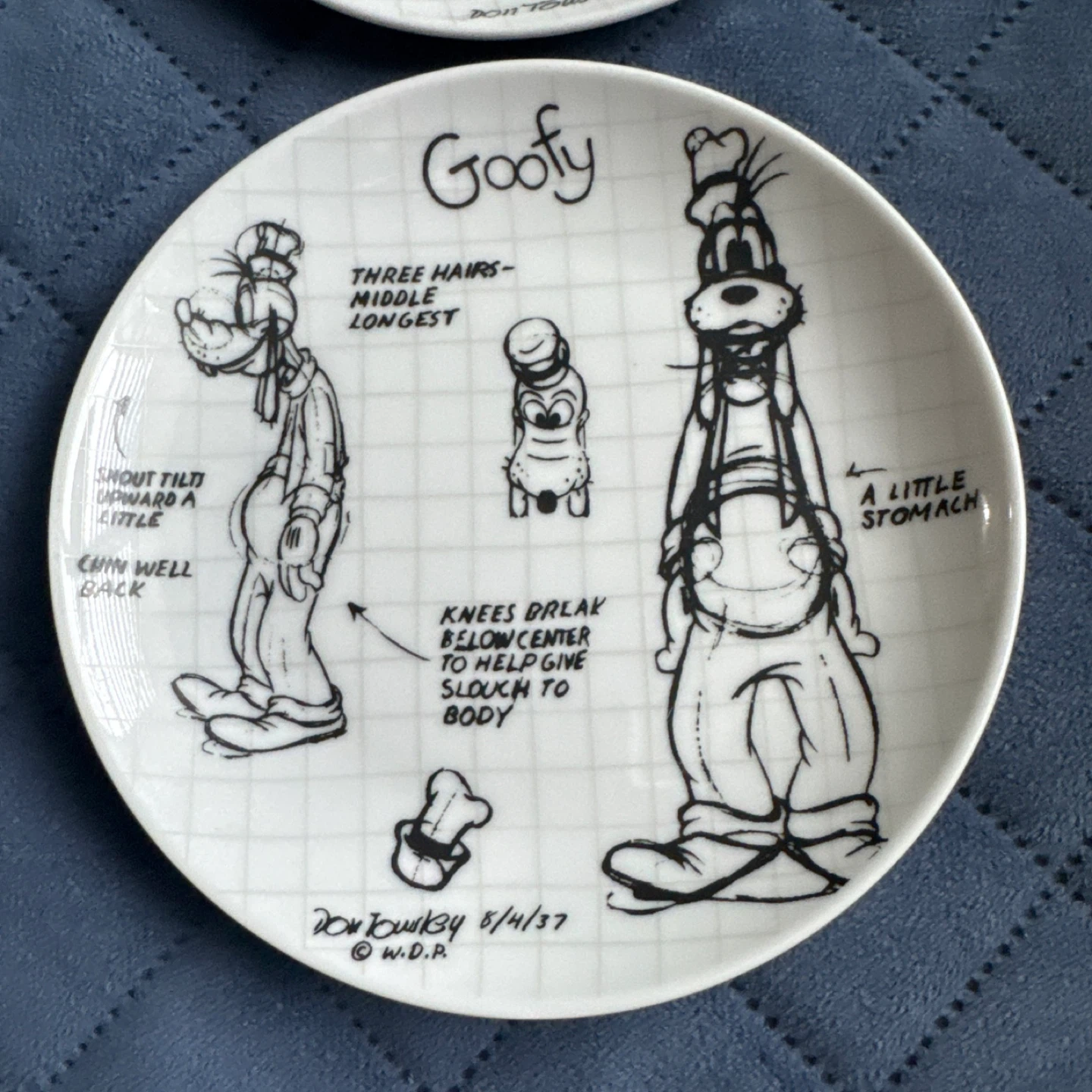 Disney Character Plates 5.9” Mickey Minnie Goofy Donald - photo 5