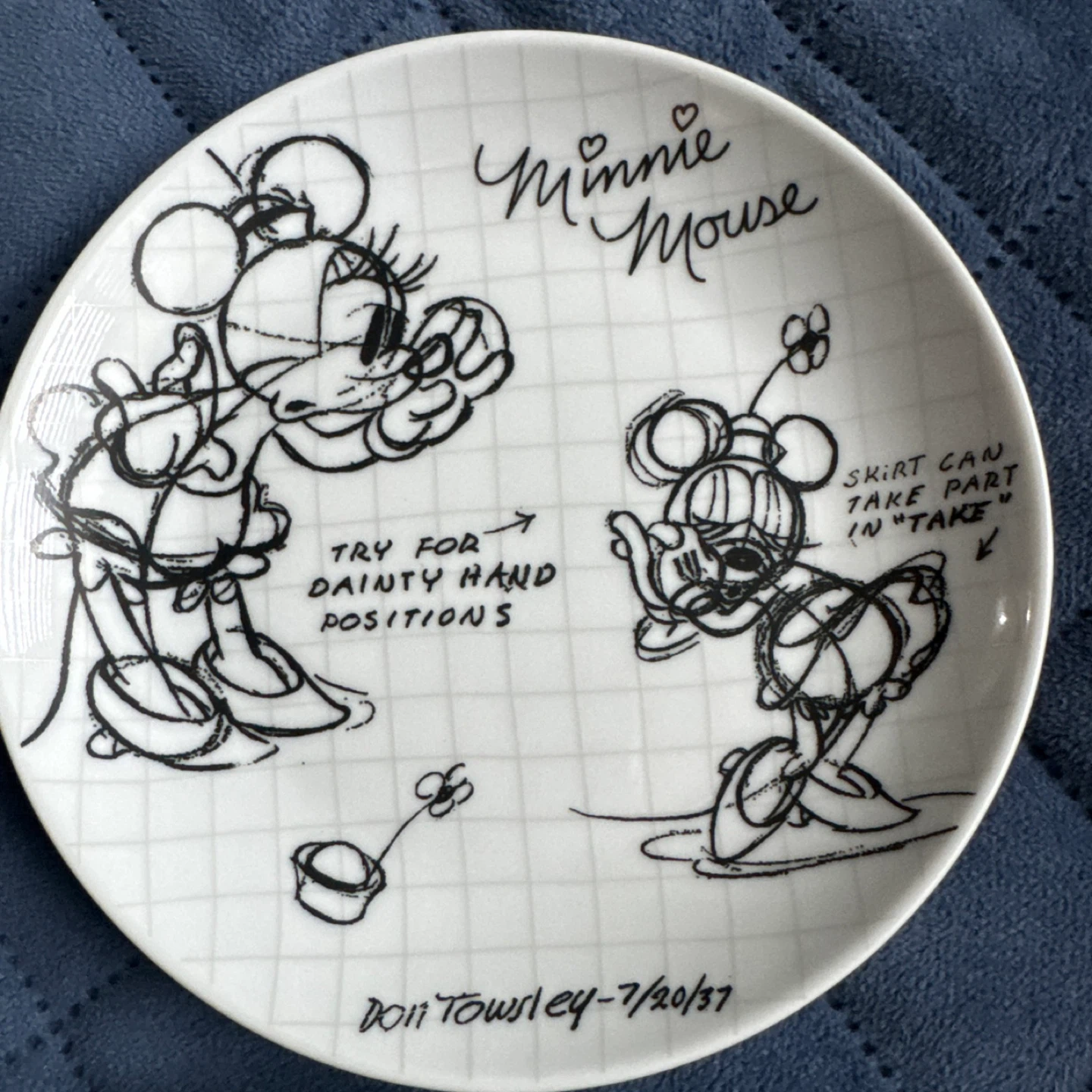 Disney Character Plates 5.9” Mickey Minnie Goofy Donald - photo 3