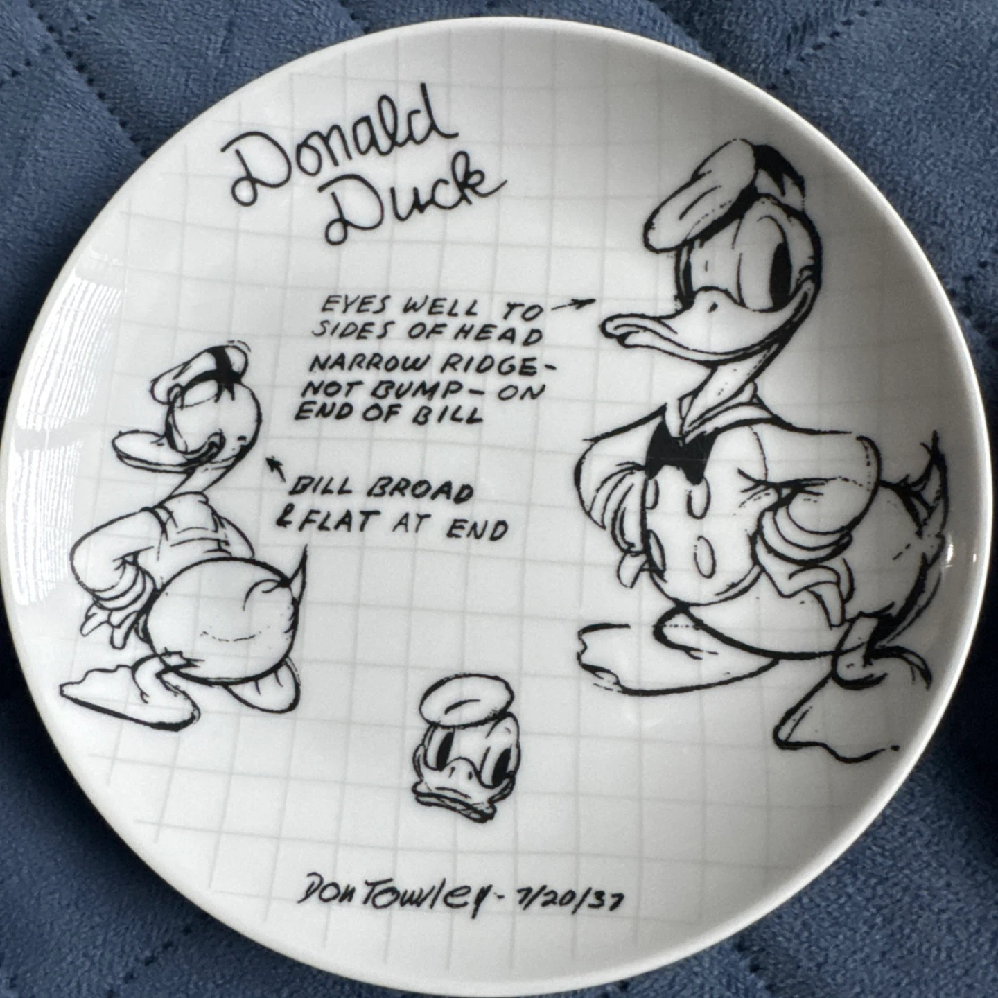 Disney Character Plates 5.9” Mickey Minnie Goofy Donald - photo 4