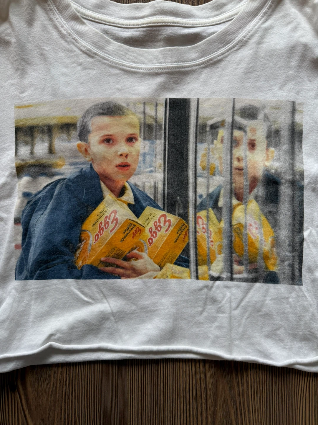 Stranger Things Eleven Crop Top | Size Small - photo 3