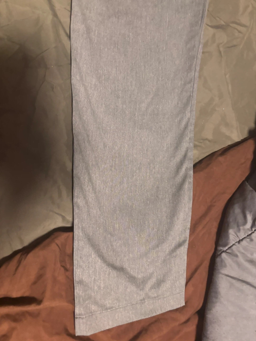 The Easy Care Khaki Classic Fit Flat Front Pants 34x32 - photo 4