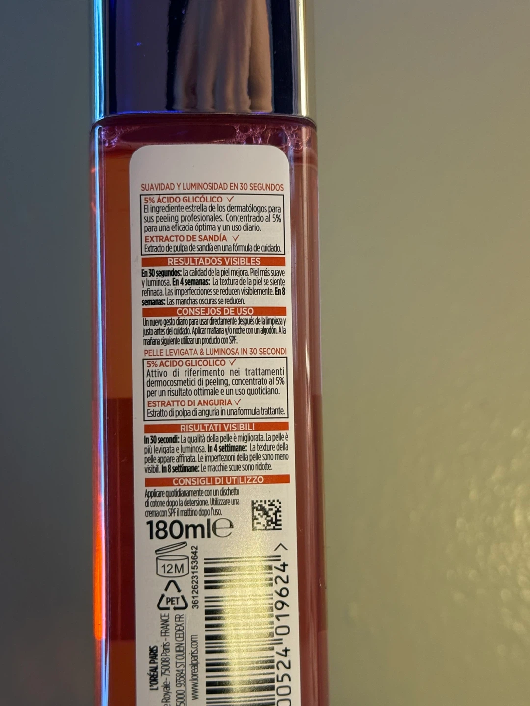 L'Oreal Revitalift Peeling Toner 180ml - photo 2