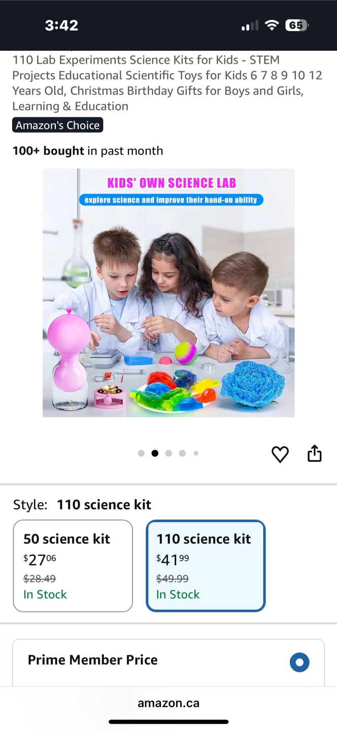 110 Lab Science Experiments Kit for Kids - photo 5