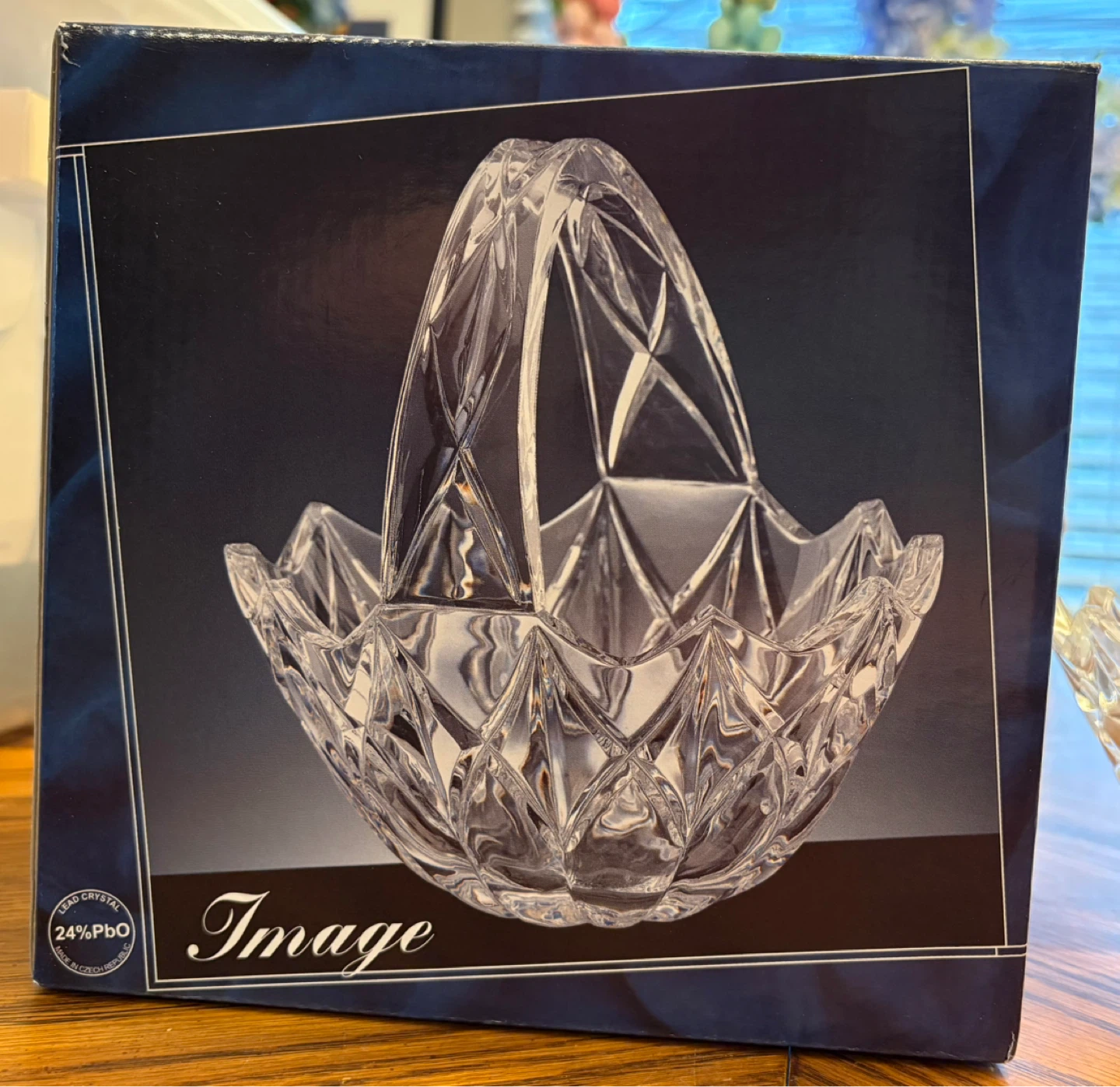 ✨✨Bohemia Crystal Lead Crystal Basket - photo 3