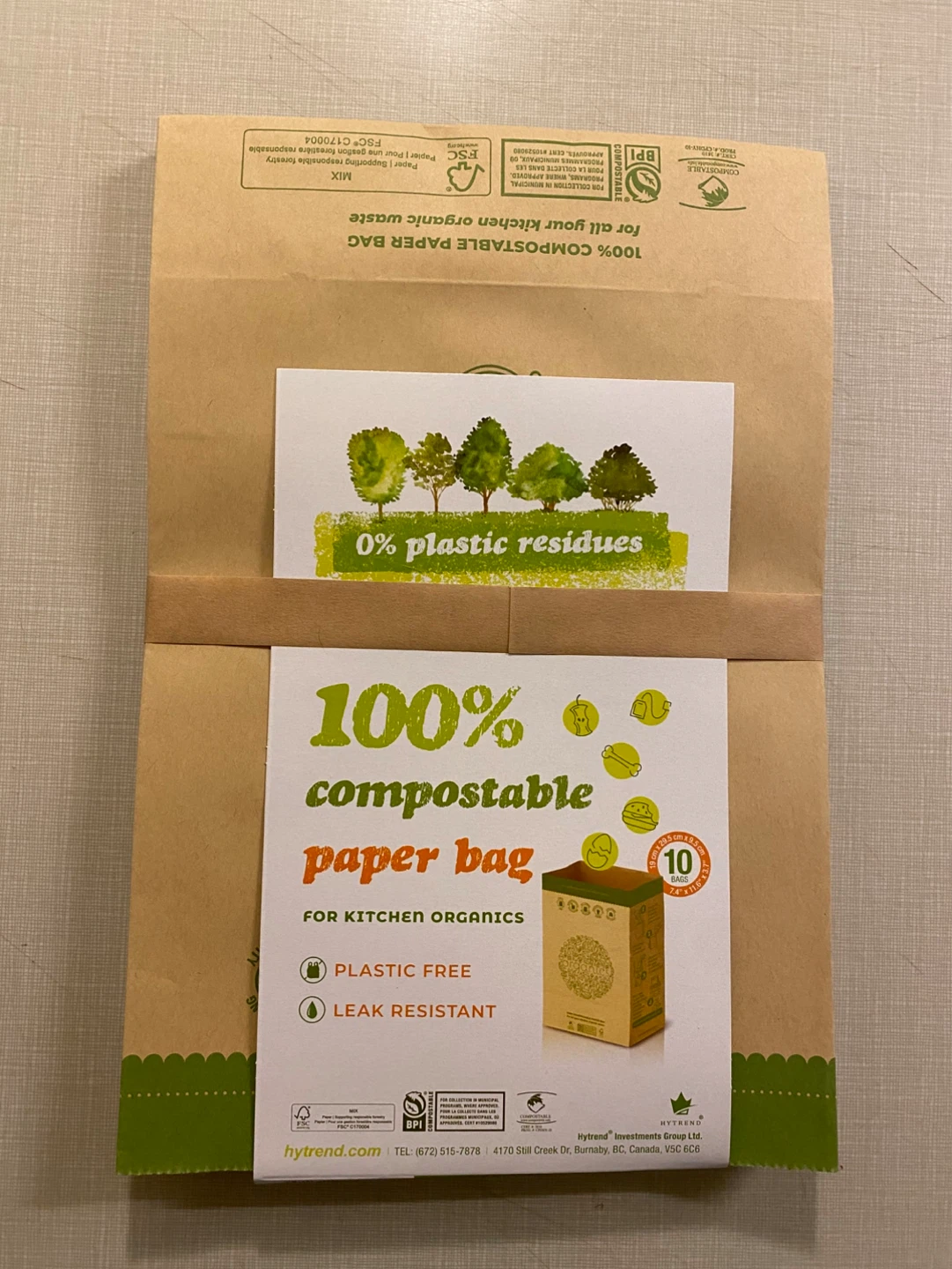 Pack of 10 Composting bags (New)