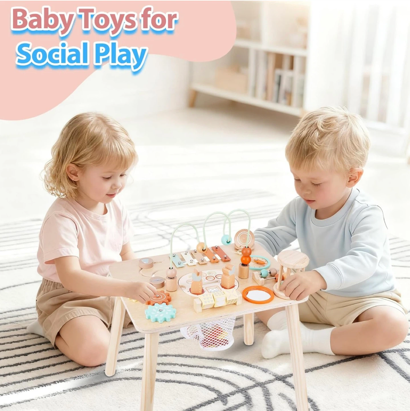 Wooden Activity Table for Toddlers - photo 2
