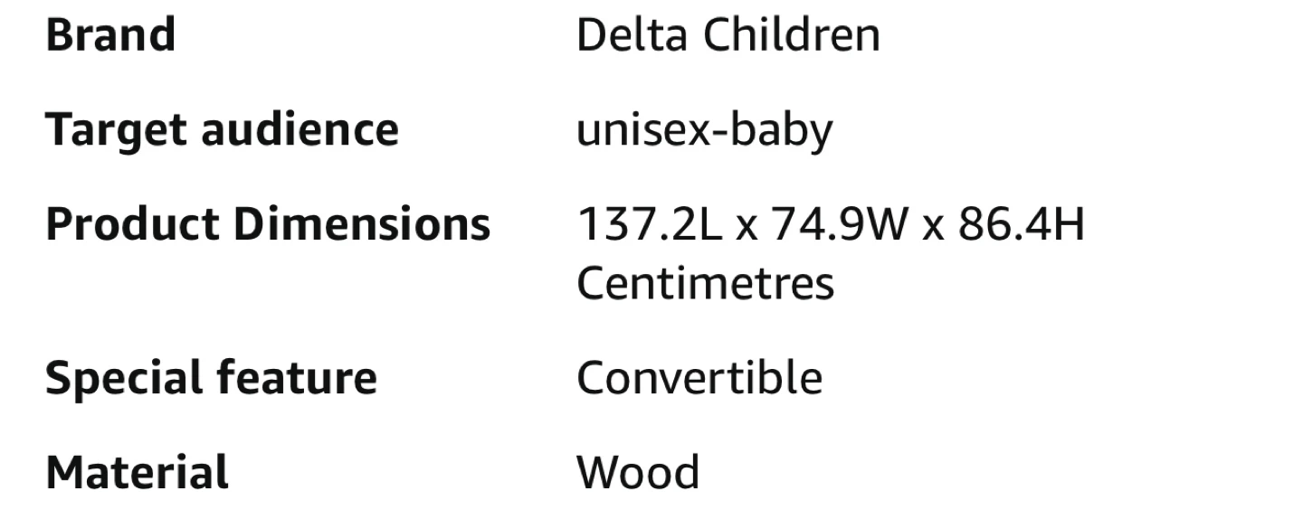 Dream On Me Synergy Mod 5-in-1 Convertible Crib - photo 5