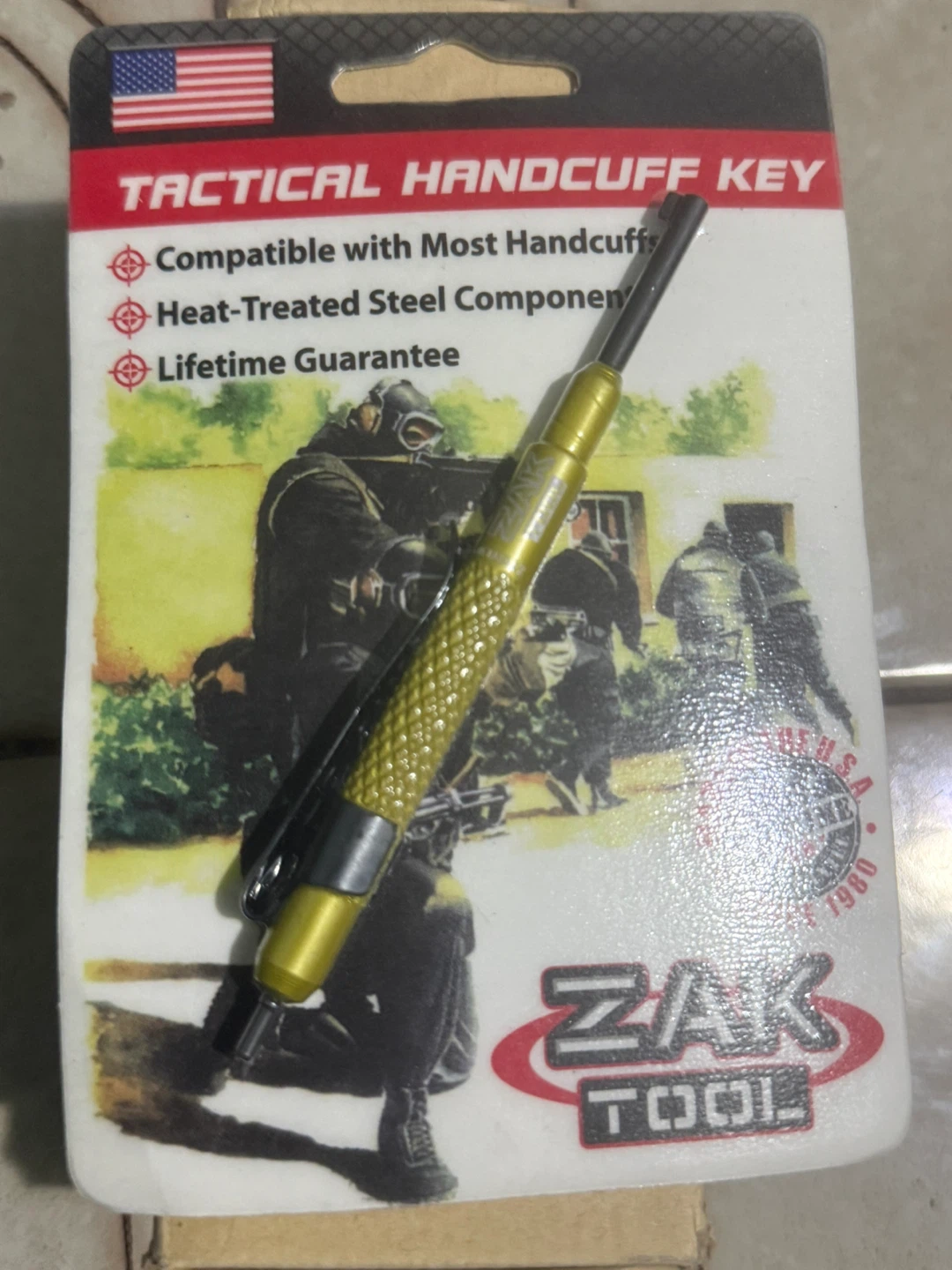 ZAK Tool ZT13-YLW Tactical Handcuff Key - photo 2
