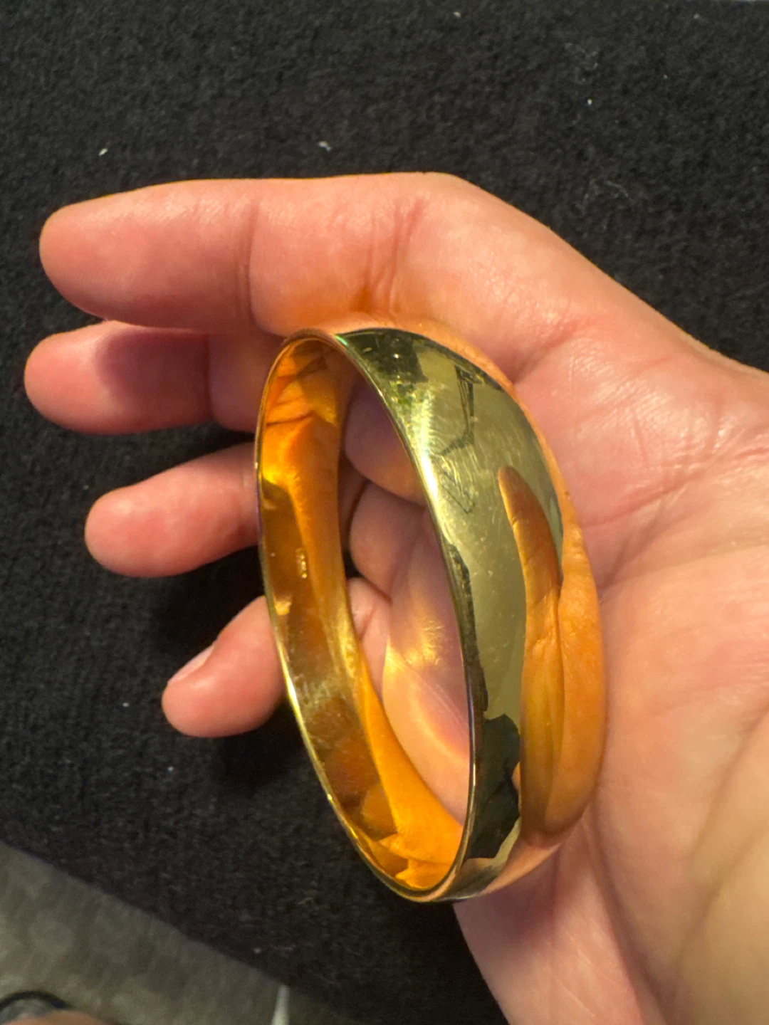 Monet Gold Tone Bangle Bracelet - photo 2