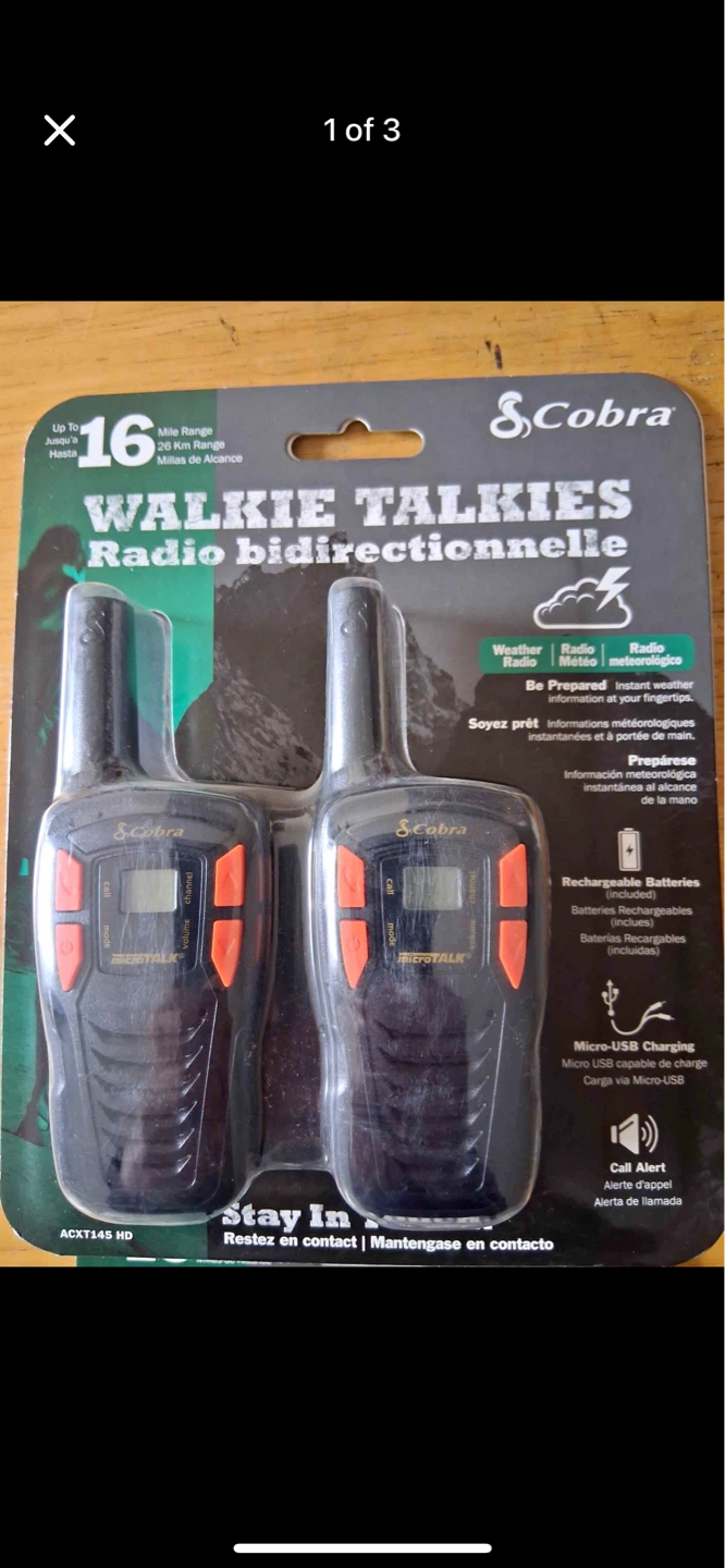 Cobra ACXT145 HD Walkie Talkies (2-Pack)
