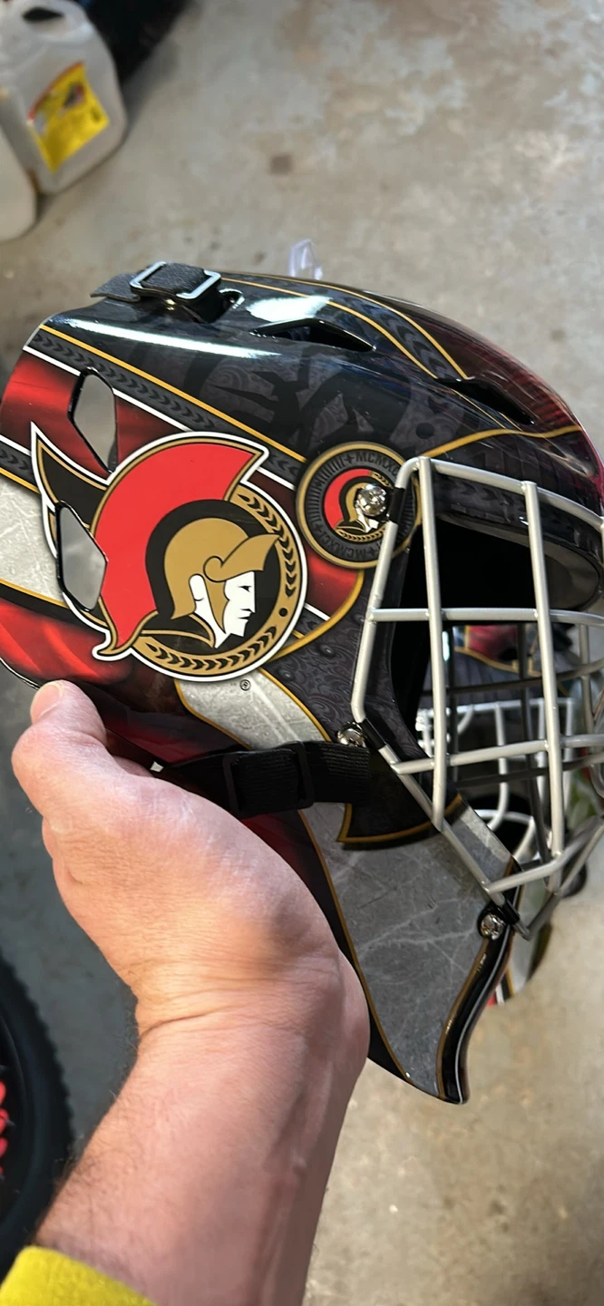 Franklin GFM 1500 Street Hockey Goalie Mask - Ottawa Senators