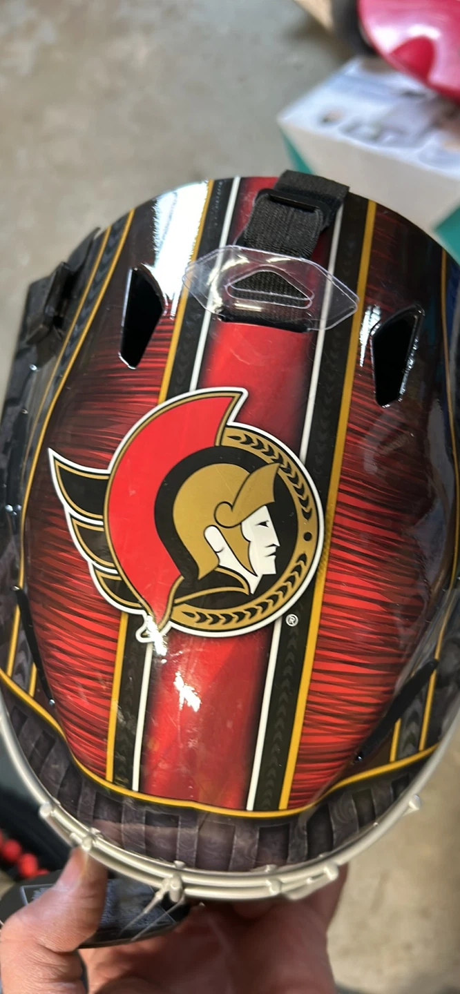 Franklin GFM 1500 Street Hockey Goalie Mask - Ottawa Senators - photo 2