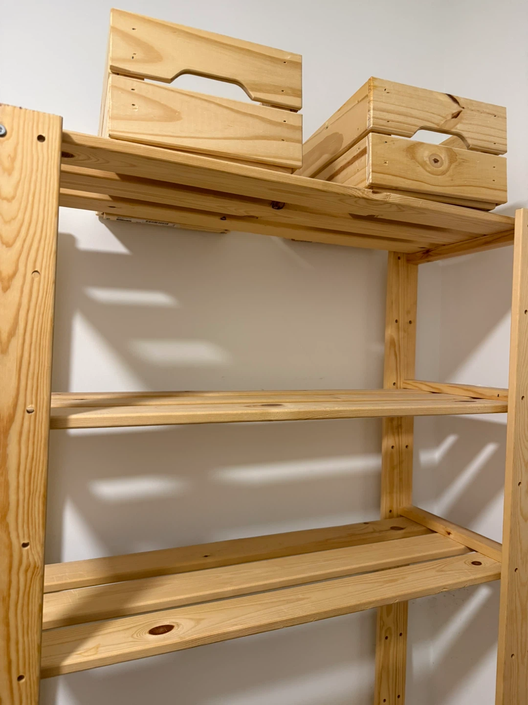 IKEA shelving with 2 bins - photo 2