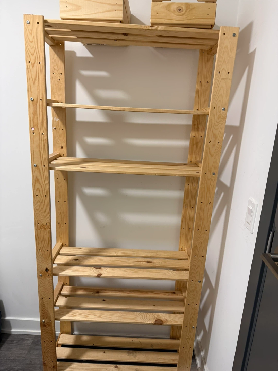 IKEA shelving with 2 bins - photo 3