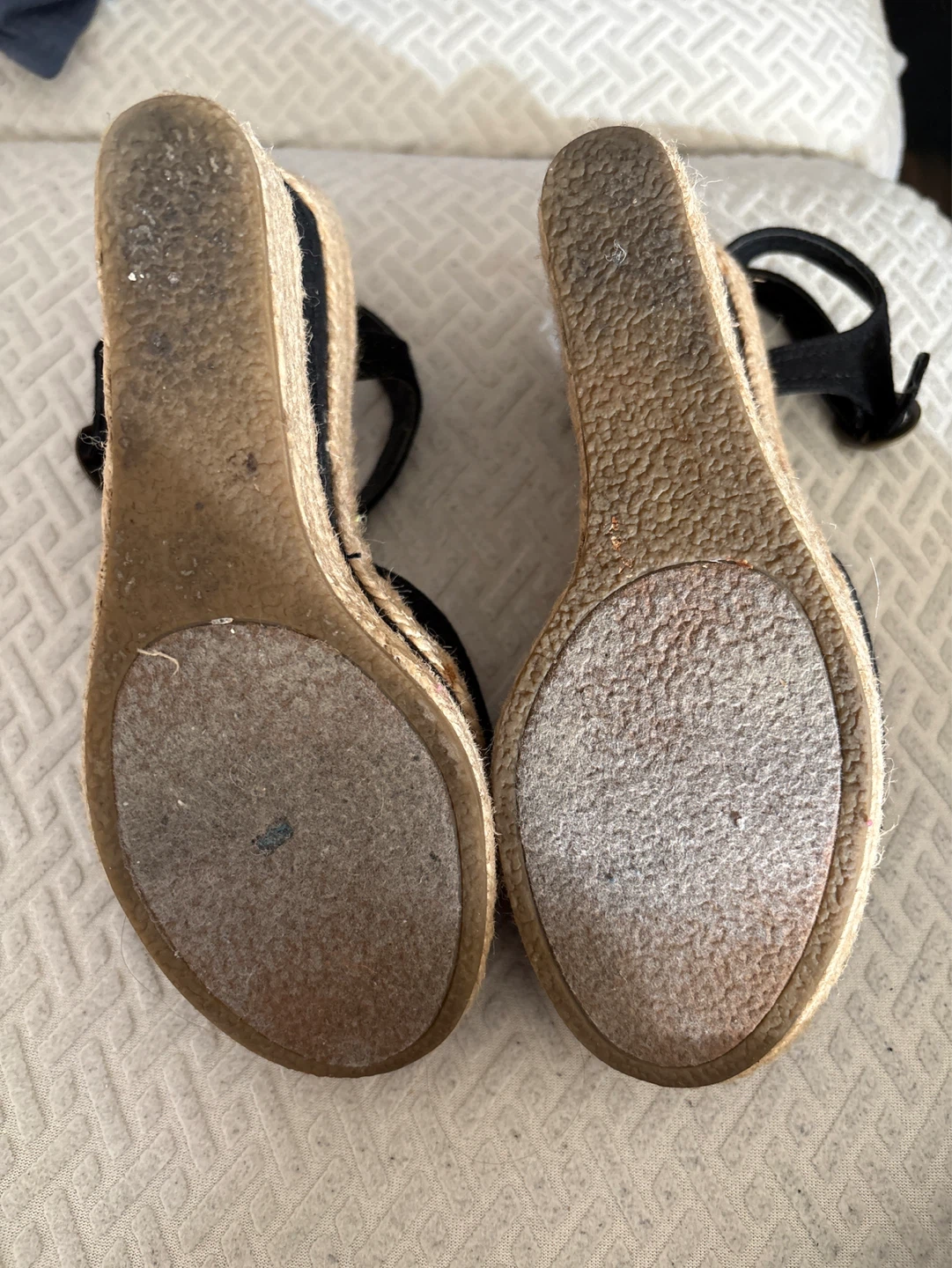 Nine West Black Wedge Espadrille Sandals - photo 3