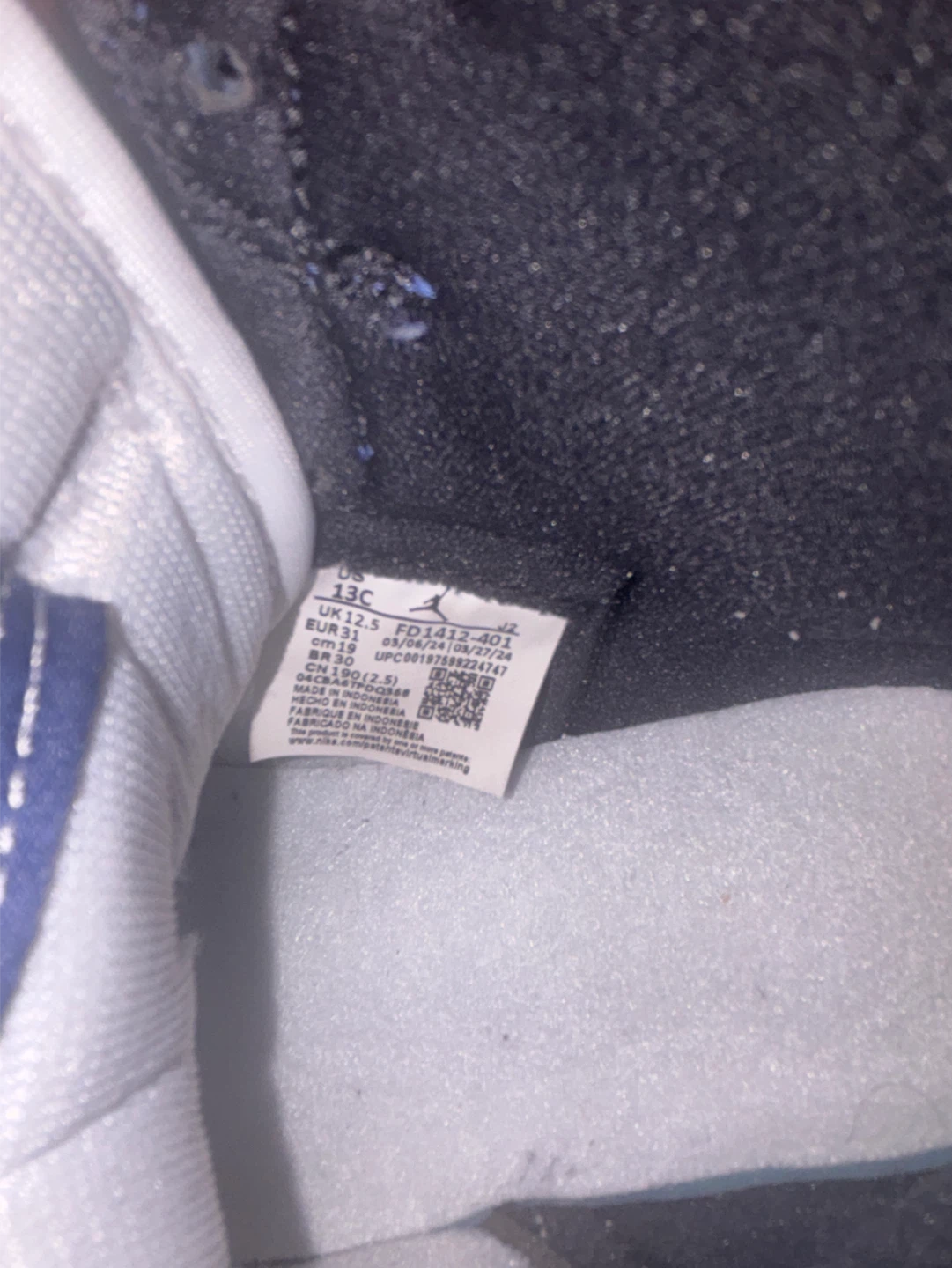 Nike Air Jordan 1 High OG TD (Toddler) - photo 2