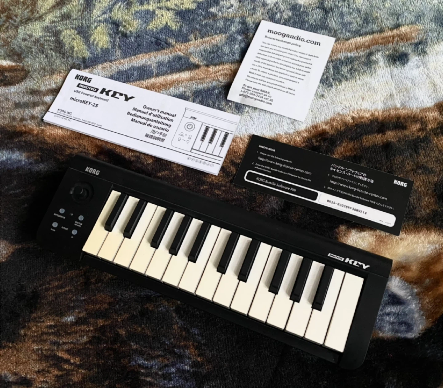 KORG MicroKey25 Dual HUB USB Keyboard Controller with Box