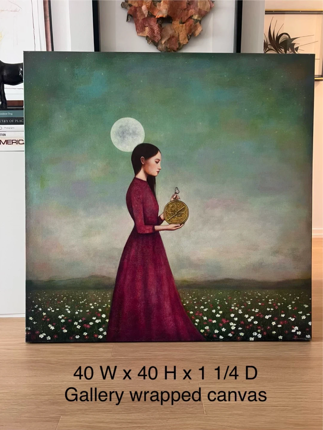 Gallery Wrapped Canvas Art - "The Astrolabe Holder"