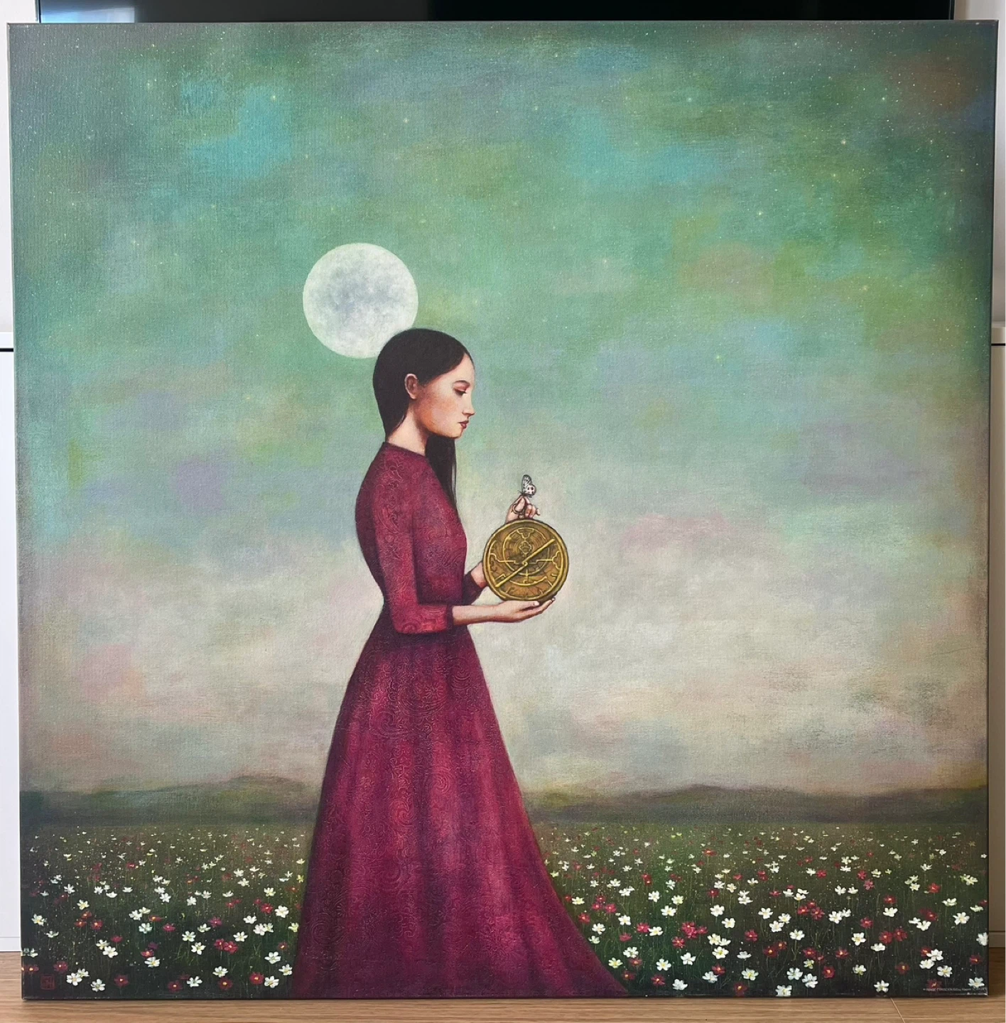 Gallery Wrapped Canvas Art - "The Astrolabe Holder" - photo 3