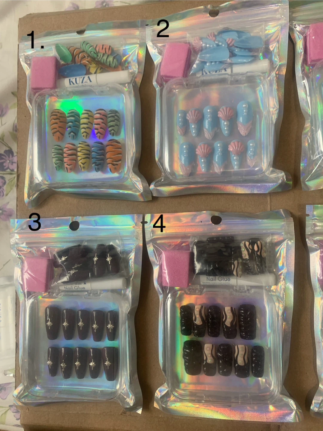 Nail kits by Mariposa Nails