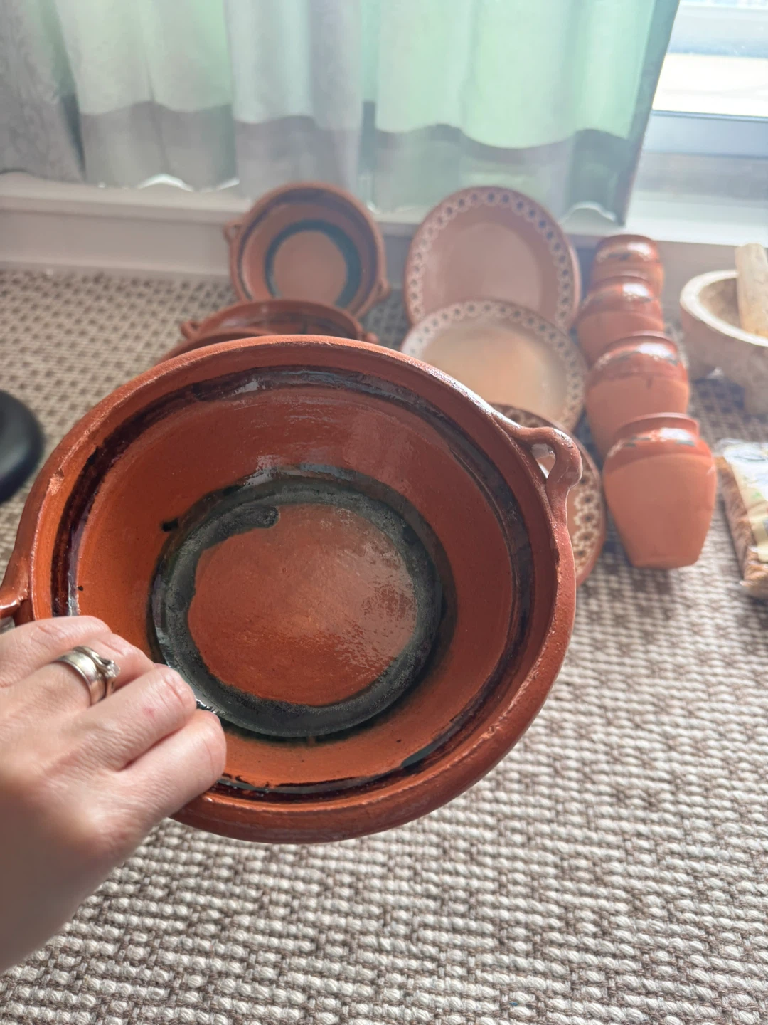 Clay Molcajete with Pestle - photo 3