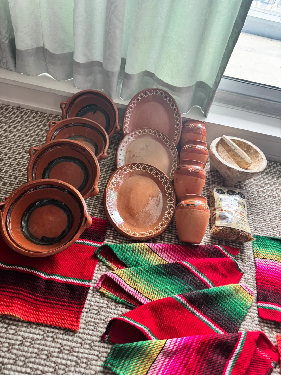 Clay Molcajete with Pestle
