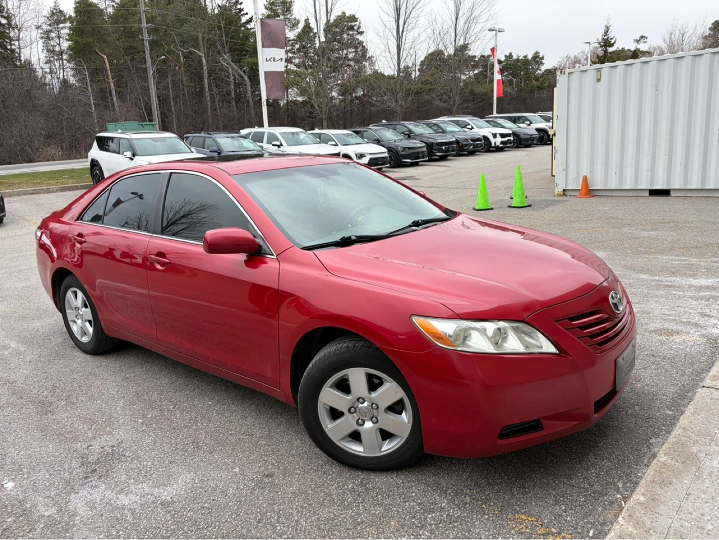 Red Toyota Camry Sedan