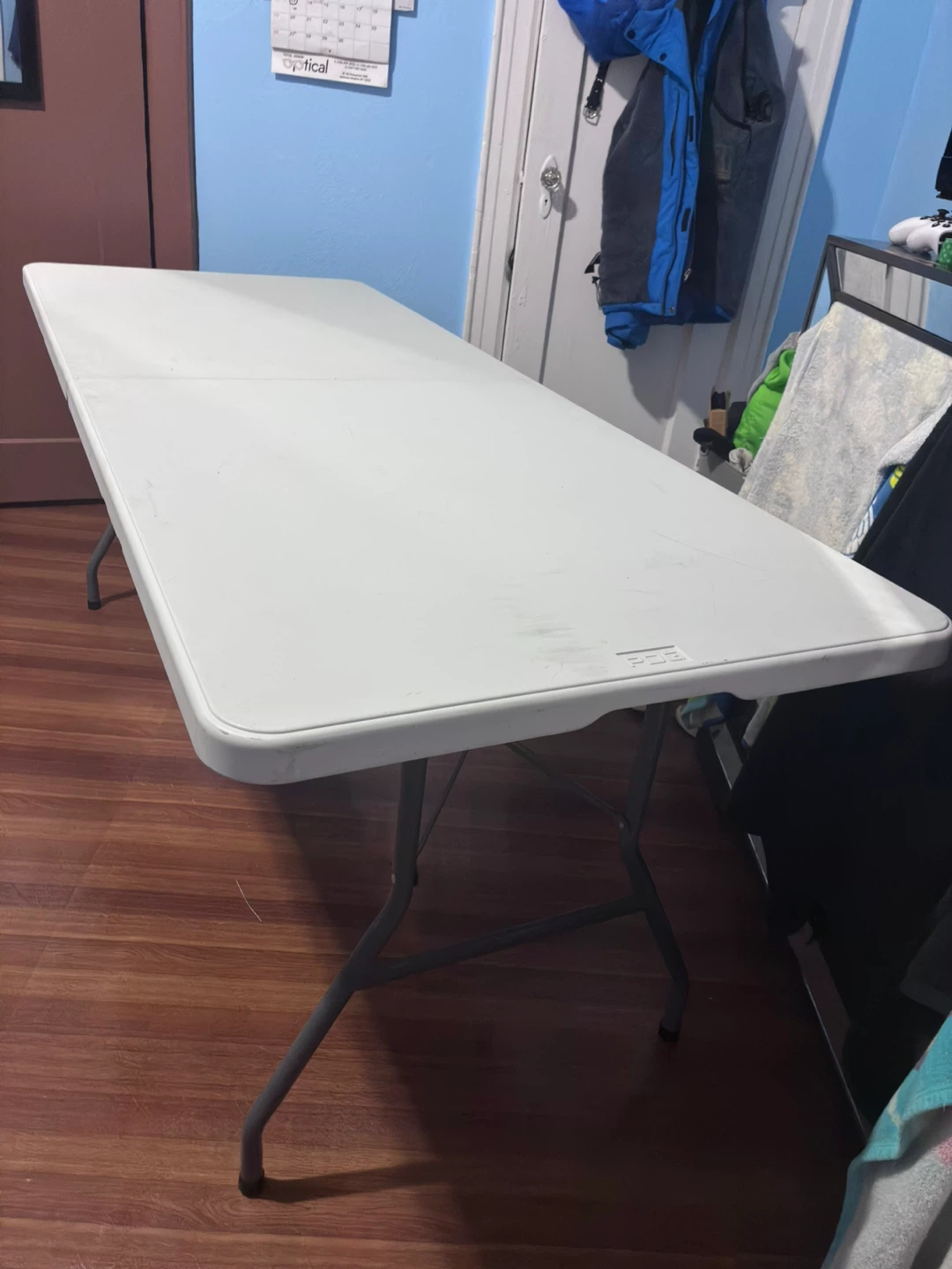 White Folding Table - photo 2