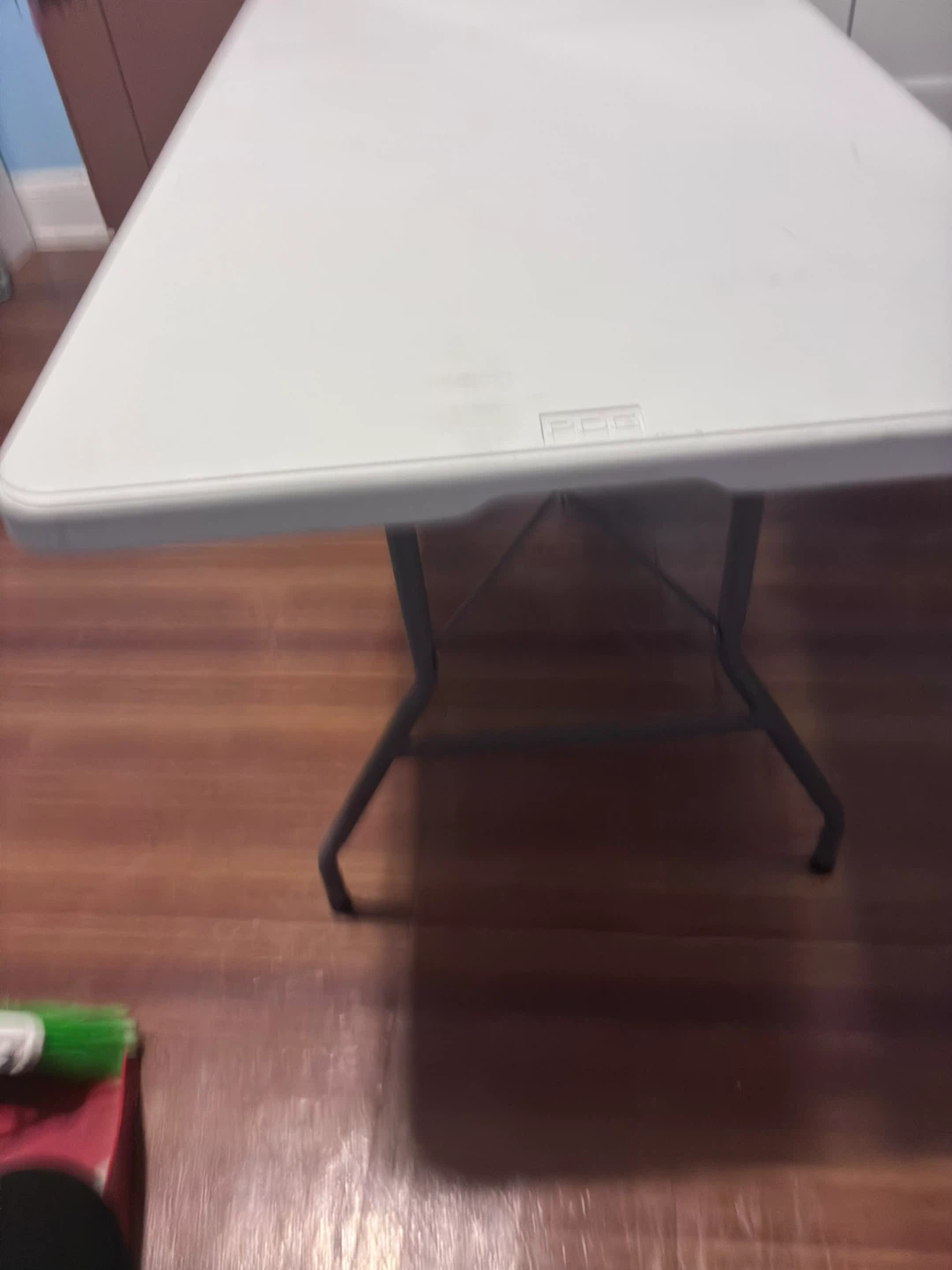 White Folding Table